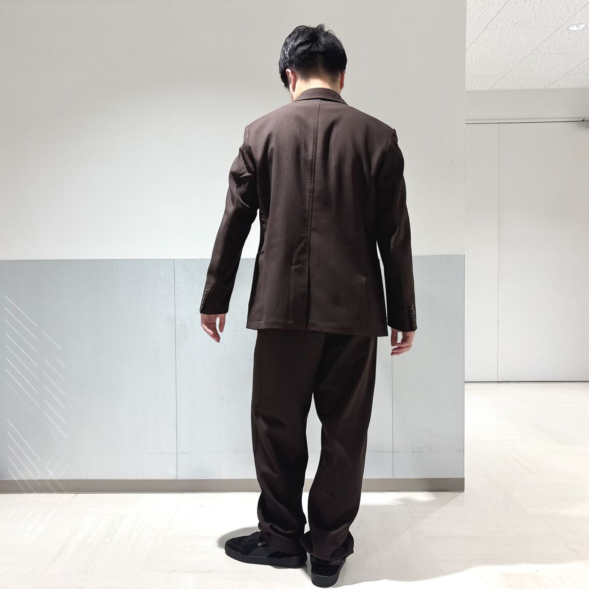 MUJI Labo 紳士　ユニフォーム素材で作ったブレザー　ブラウン MUJI Labo 紳士 ユニフォーム素材で作ったブレザー ブラウン